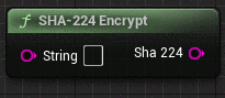 [Unreal Engine Plugin Description] DTSHA -Blueprint SHA Encryption Node