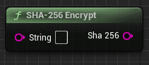[Unreal Engine Plugin Description] DTSHA -Blueprint SHA Encryption Node