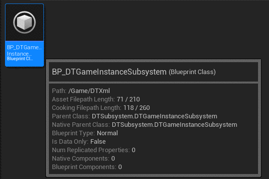 UE 虚幻引擎 【DT Subsystem】 蓝图子系统插件说明
